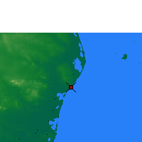 Nearby Forecast Locations - Puerto Cabezas - Harita