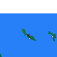 Nearby Forecast Locations - Curaçao - Harita