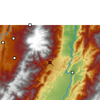 Nearby Forecast Locations - Ibagué - Harita