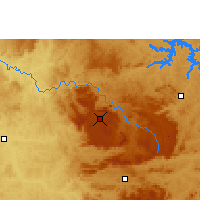Nearby Forecast Locations - Poços de Caldas - Harita
