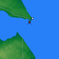 Nearby Forecast Locations - Punta Dúngeness - Harita