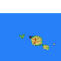 Nearby Forecast Locations - Tahiti - Harita