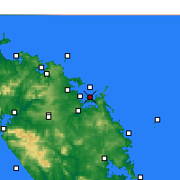 Nearby Forecast Locations - Purerua Peninsula - Harita