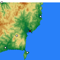 Nearby Forecast Locations - Gisborne - Harita