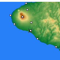 Nearby Forecast Locations - Hāwera - Harita