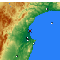 Nearby Forecast Locations - Napier - Harita