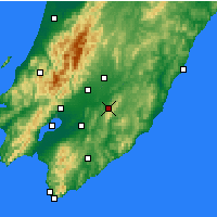 Nearby Forecast Locations - Upper Hutt - Harita