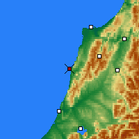 Nearby Forecast Locations - Punakaiki - Harita