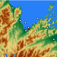 Nearby Forecast Locations - Abel Tasman Millî Parkı - Harita