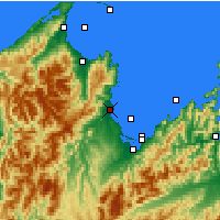 Nearby Forecast Locations - Motueka - Harita