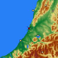 Nearby Forecast Locations - Greymouth - Harita