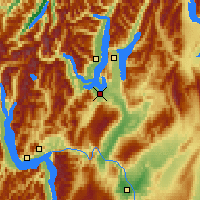 Nearby Forecast Locations - Wānaka - Harita