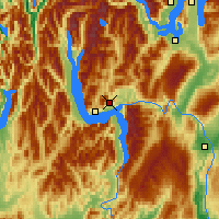 Nearby Forecast Locations - Queenstown - Harita
