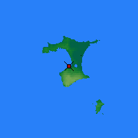 Nearby Forecast Locations - Chatham Island - Harita