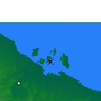 Nearby Forecast Locations - Centre Island - Harita