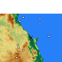 Nearby Forecast Locations - Cairns - Harita
