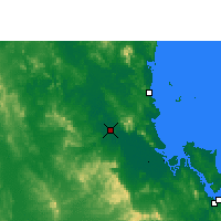 Nearby Forecast Locations - Rockhampton - Harita