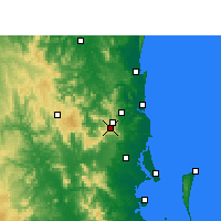 Nearby Forecast Locations - Maleny - Harita