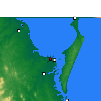 Nearby Forecast Locations - Pialba - Harita