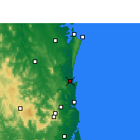 Nearby Forecast Locations - Tewantin - Harita