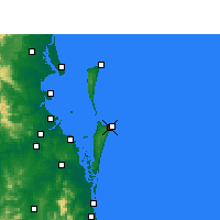 Nearby Forecast Locations - Southport - Harita