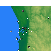 Nearby Forecast Locations - Perth - Harita