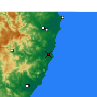 Nearby Forecast Locations - Port Macquarie - Harita