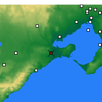 Nearby Forecast Locations - Geelong - Harita