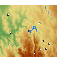 Nearby Forecast Locations - Burrinjuck Dam - Harita