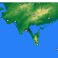 Nearby Forecast Locations - Yanakie - Harita