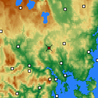 Nearby Forecast Locations - Melton Mowbray - Harita