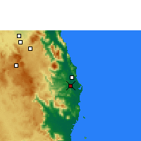 Nearby Forecast Locations - South Johnstone - Harita