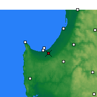 Nearby Forecast Locations - Busselton - Harita
