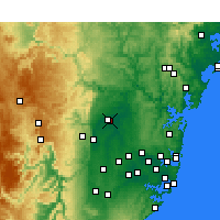 Nearby Forecast Locations - Richmond - Harita