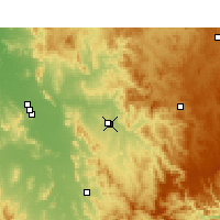 Nearby Forecast Locations - Tamworth - Harita