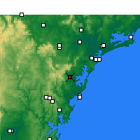Nearby Forecast Locations - Middle Head - Harita