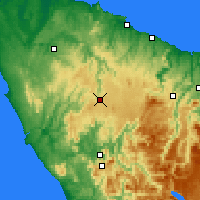 Nearby Forecast Locations - Waratah - Harita