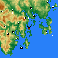 Nearby Forecast Locations - Bull Bay - Harita