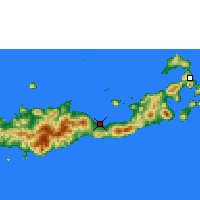 Nearby Forecast Locations - Maumere - Harita
