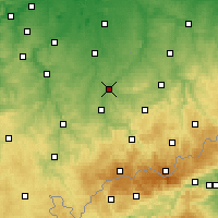Nearby Forecast Locations - Glauchau - Harita