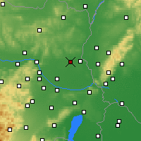 Nearby Forecast Locations - Gänserndorf - Harita