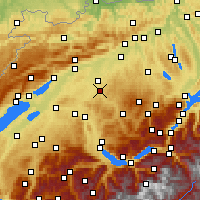 Nearby Forecast Locations - Burgdorf - Harita
