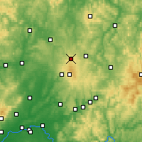 Nearby Forecast Locations - Ulrichstein - Harita