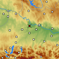 Nearby Forecast Locations - Eferding - Harita