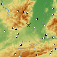 Nearby Forecast Locations - Cernay - Harita