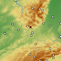 Nearby Forecast Locations - Giromagny - Harita