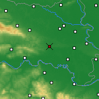 Nearby Forecast Locations - Đakovo - Harita