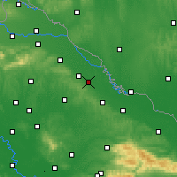 Nearby Forecast Locations - Đurđevac - Harita