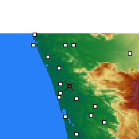 Nearby Forecast Locations - Chalakudy - Harita