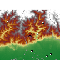 Nearby Forecast Locations - Darjeeling - Harita
